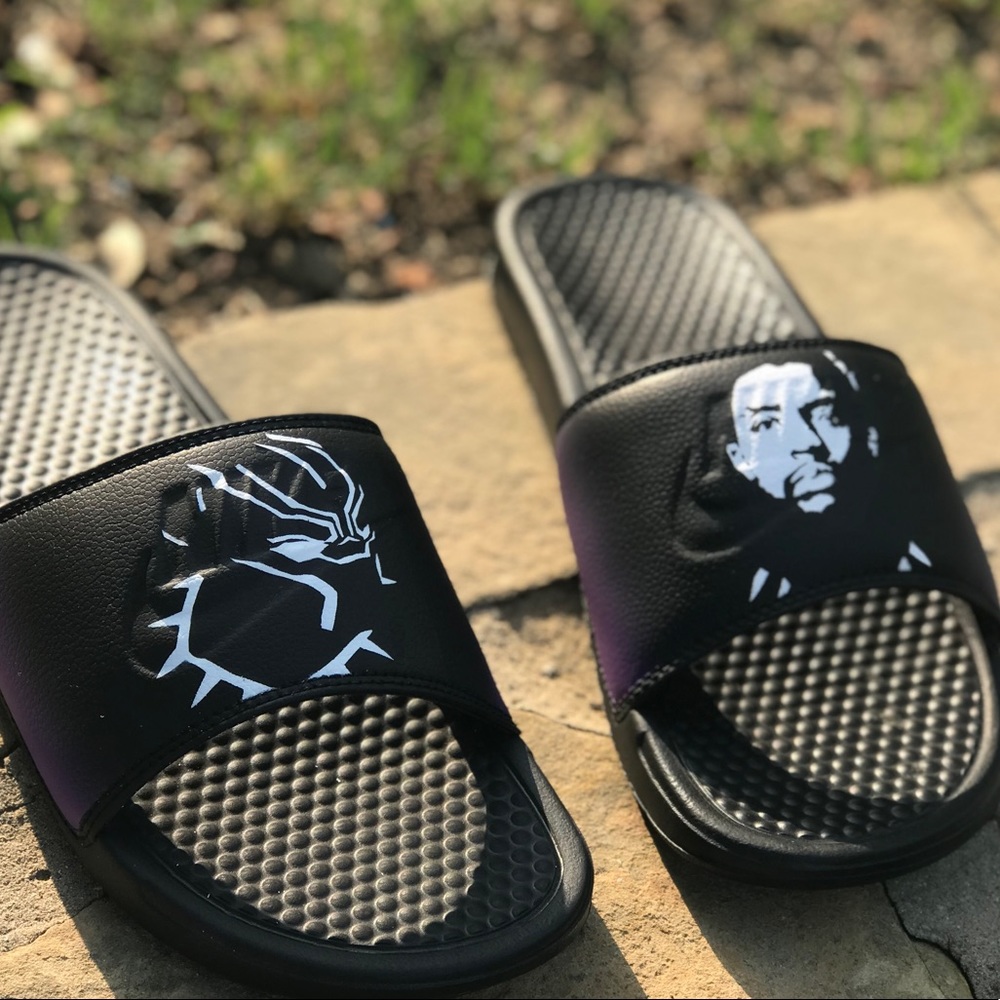 Custom Black panther  slides